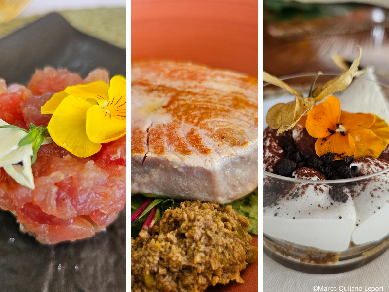 Selection of delicious Meals during our Fam Trip