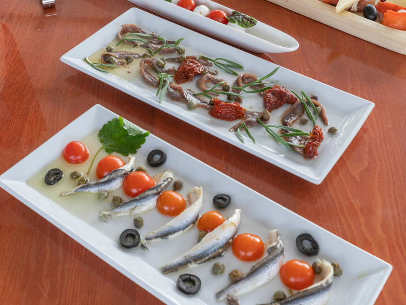 Food onboard Gulet Lotus
