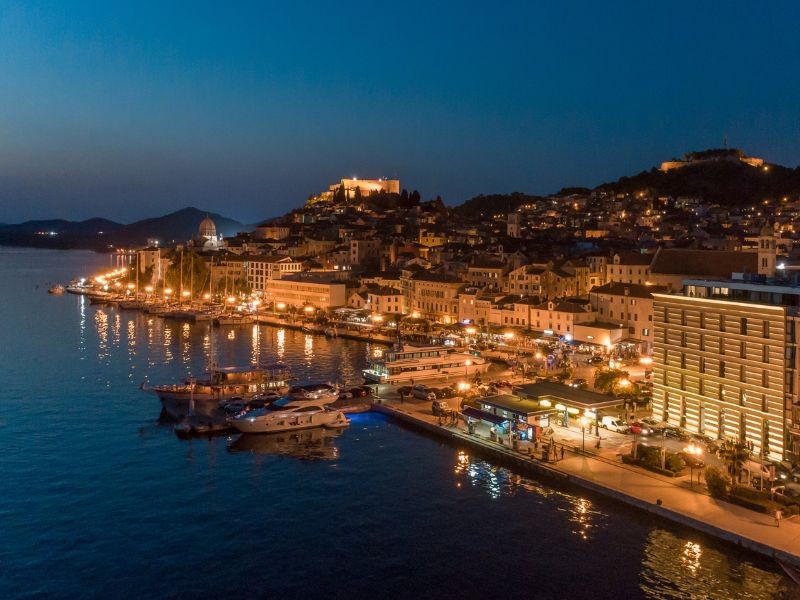 Šibenik at night