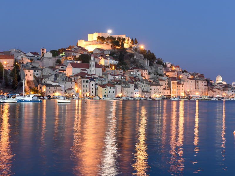 Sibenik at Night