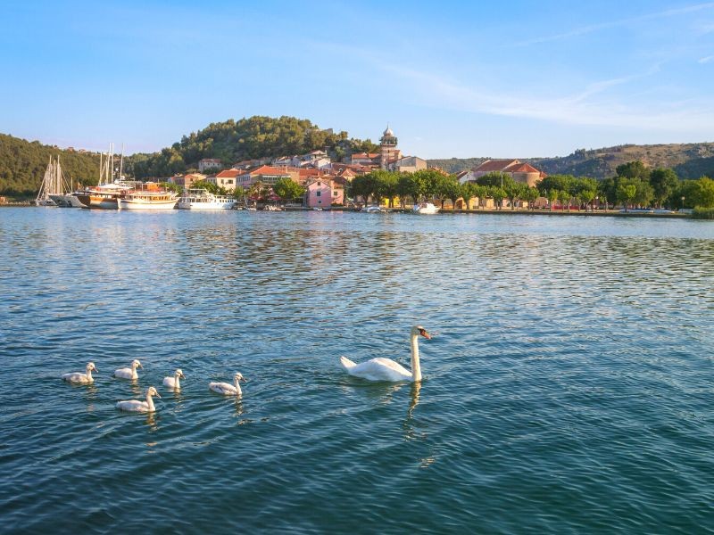 Skradin beach