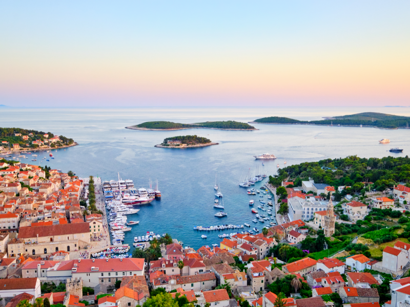 Evening View of Hvar