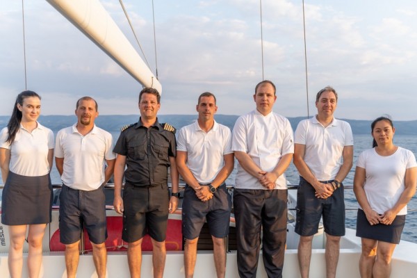 MEET THE CREW OF THE LUXURY YACHT NAVILUX