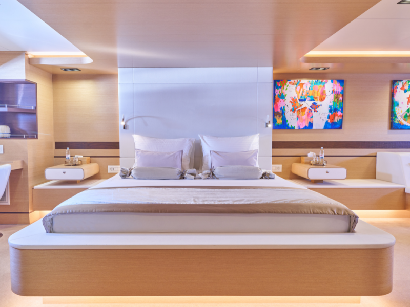 VIP Cabin onboard Yacht Omnia