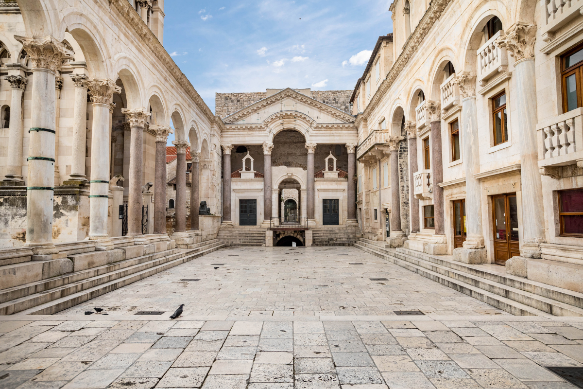 Diocletian Palace Split Dalmatia Croatia UNESCO History Tradition