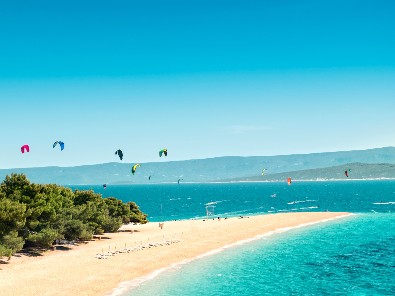 Bol, Croatia - Windsurfing