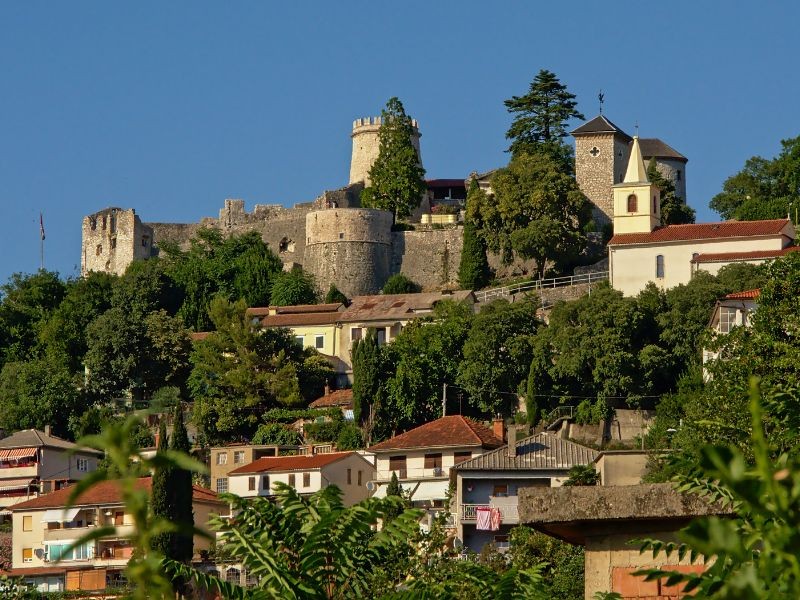Trsat castle in Rijeka
