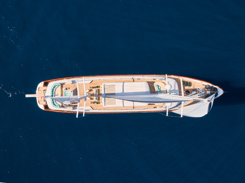 Yacht Omnia Aerial photo