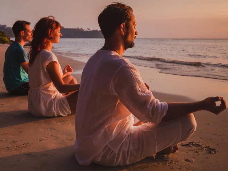 Beach Sunset Meditation